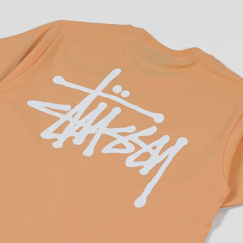 Stussy Basic T Shirt Peach-2