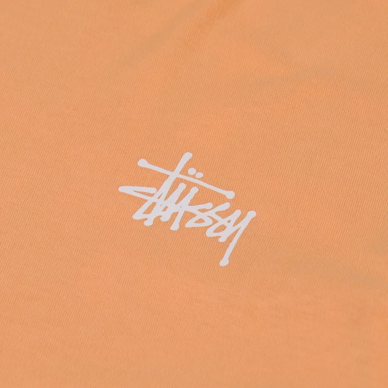 Stussy Basic T Shirt Peach-4