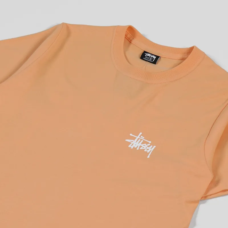 Stussy Basic T Shirt Peach-3