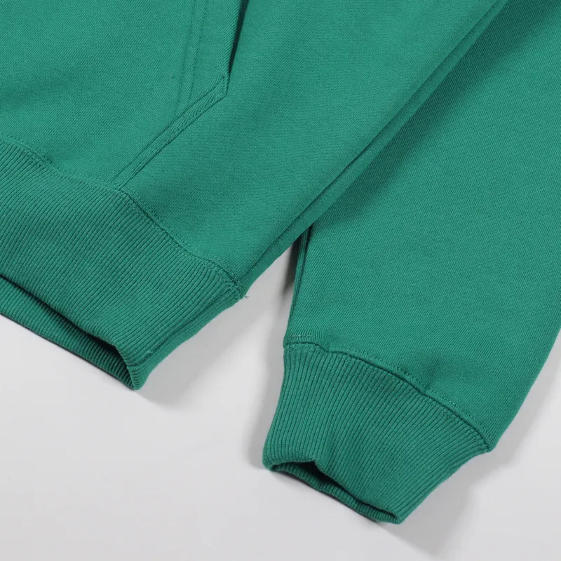 Stussy Basic Hoodie Dark Green-4