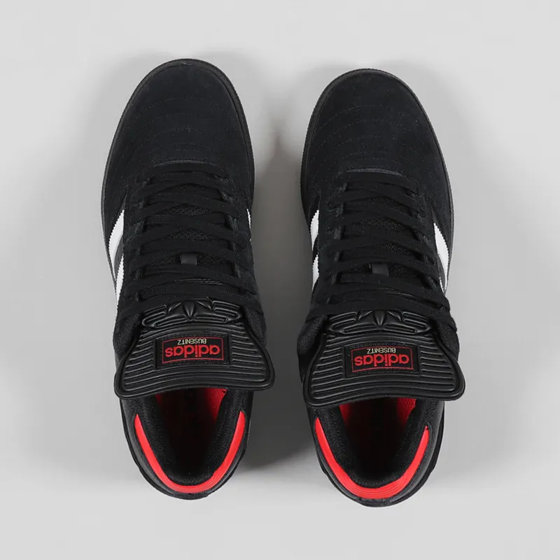 Adidas Skateboarding Busenitz Pro Shoes Black White Red-2