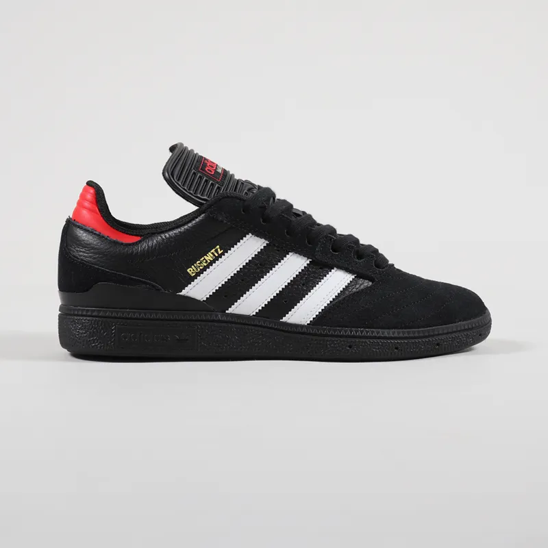 Adidas Skateboarding Busenitz Pro Shoes Black White Red-4