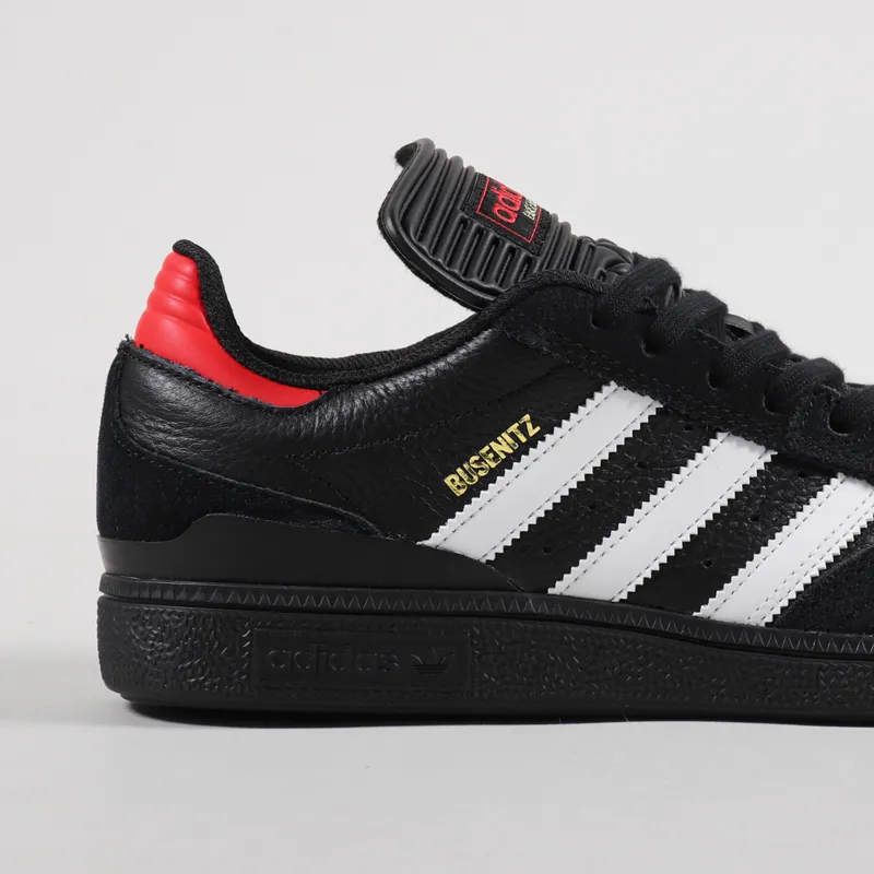Adidas Skateboarding Busenitz Pro Shoes Black White Red-5