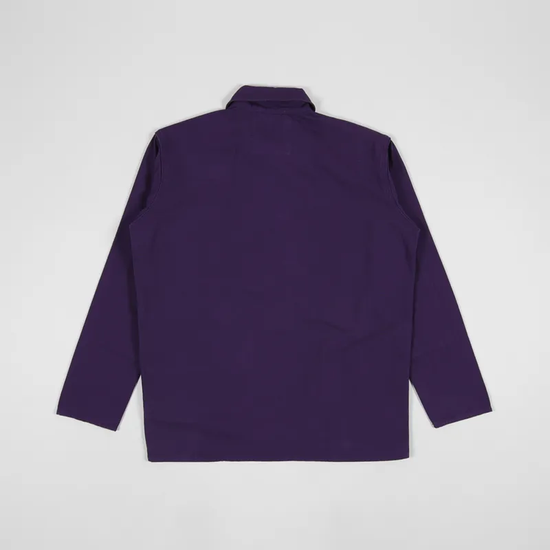 Uskees Buttoned Over Shirt Purple-2