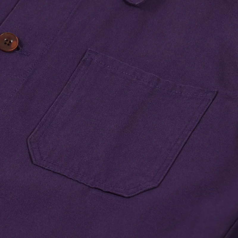 Uskees Buttoned Over Shirt Purple-6