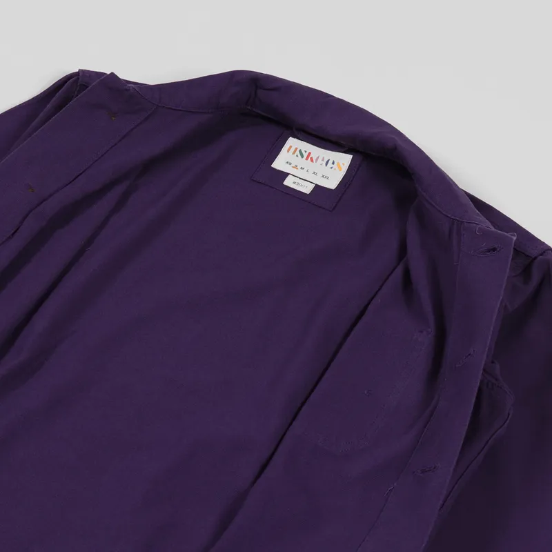 Uskees Buttoned Over Shirt Purple-4