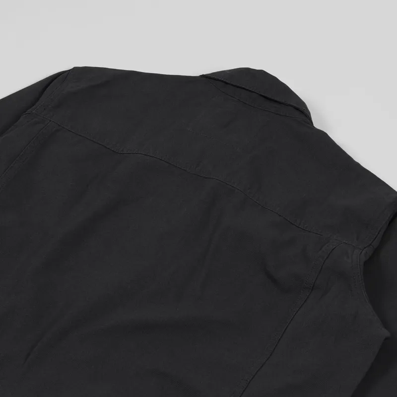 Uskees Buttoned Work Jacket Black-5