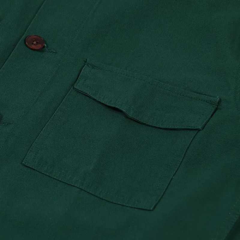 Uskees Buttoned Work Shirt Super Green-7