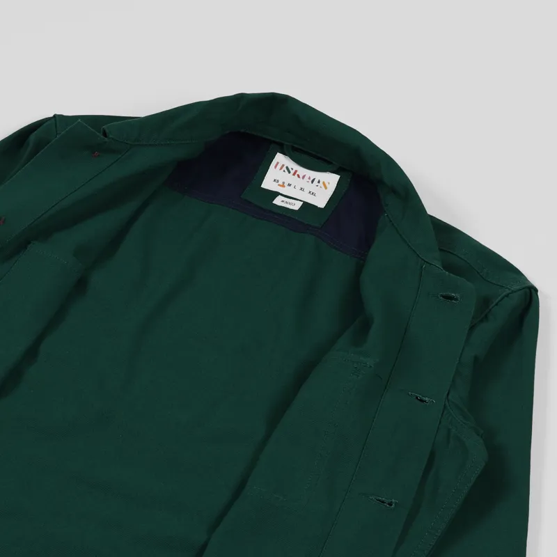 Uskees Buttoned Work Shirt Super Green-4