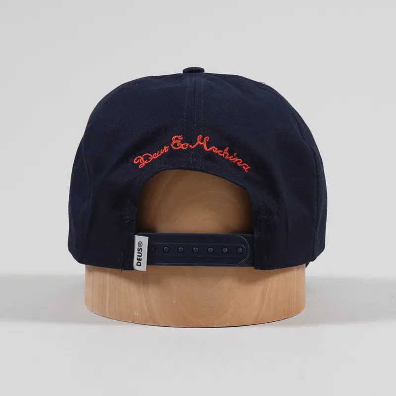 Deus Ex Machina Buffalo Trucker Hat Navy-3