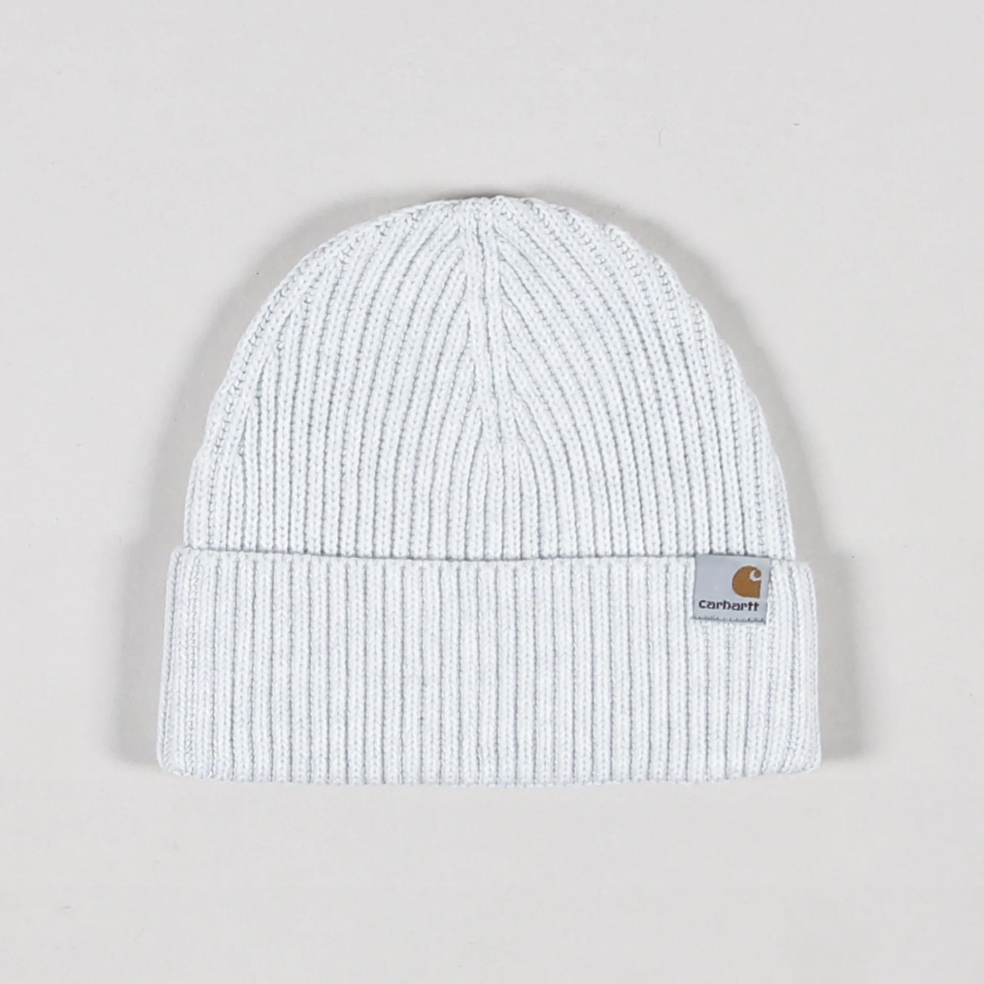 Carhartt WIP Mens Knitted Burbank Beanie Ash Heather Grey