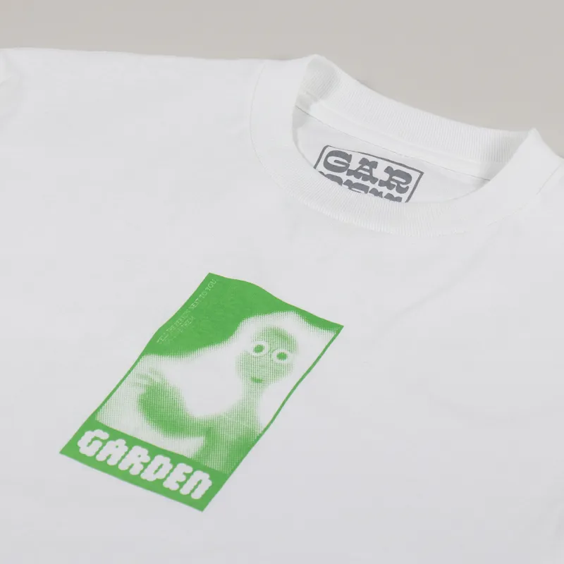Garden Skateboards Burnsey T Shirt White-1