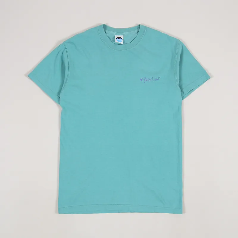 Kavu Busy Livin T Shirt Seafoam-1