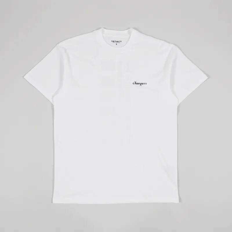 Carhartt WIP Calibrate T Shirt White-1