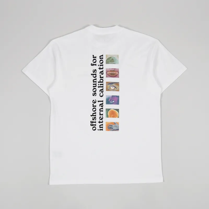Carhartt WIP Calibrate T Shirt White