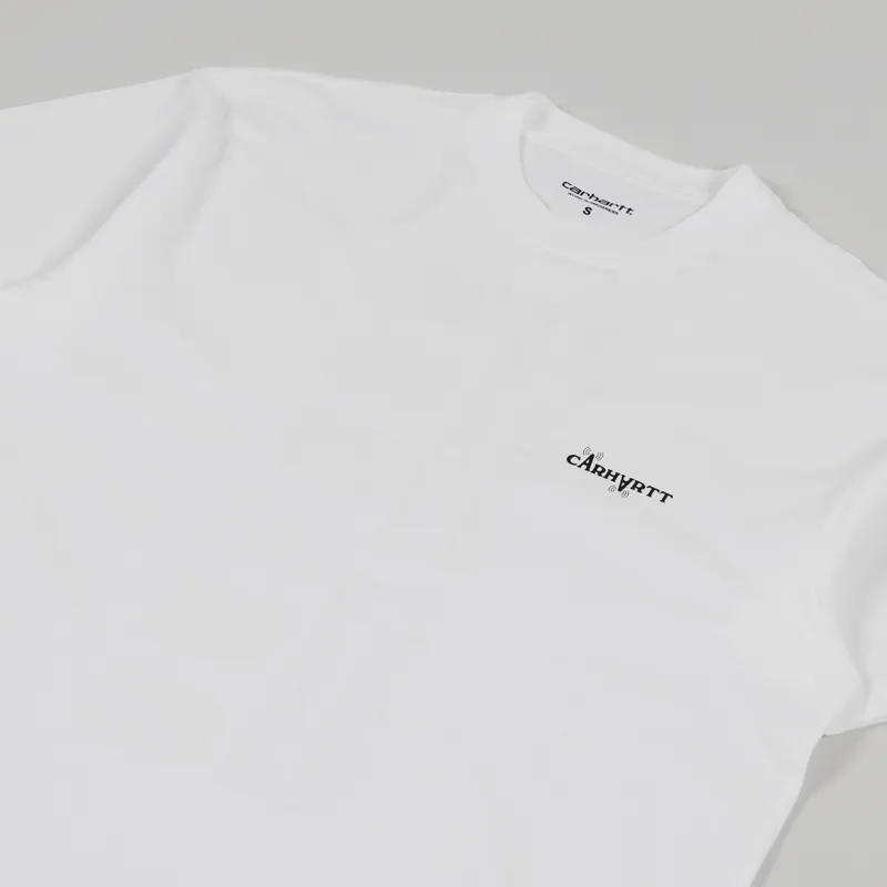 Carhartt WIP Calibrate T Shirt White-3