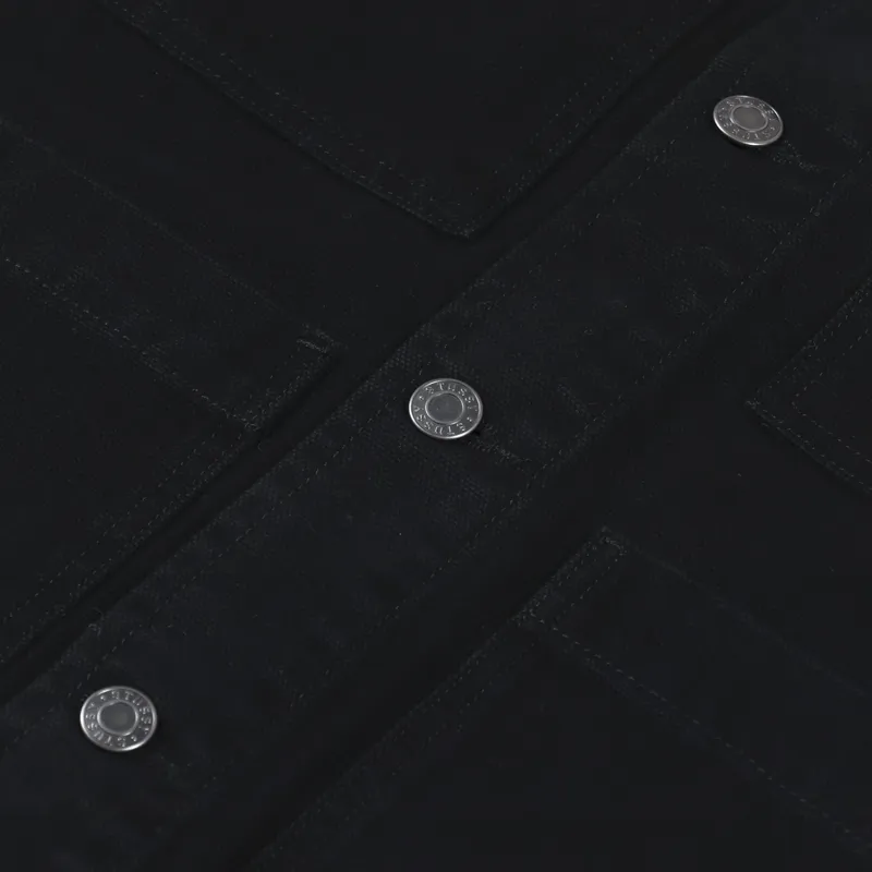Stussy Canvas Chore Jacket Black-9