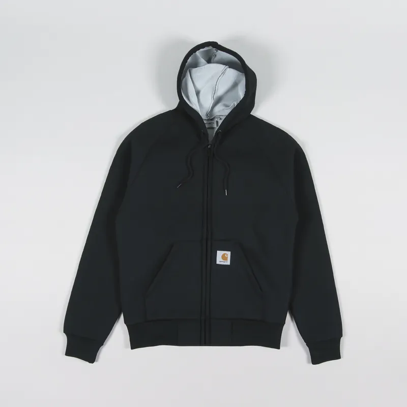 Carhartt WIP Mens Performance Car-Lux Hooded Jacket Black Grey