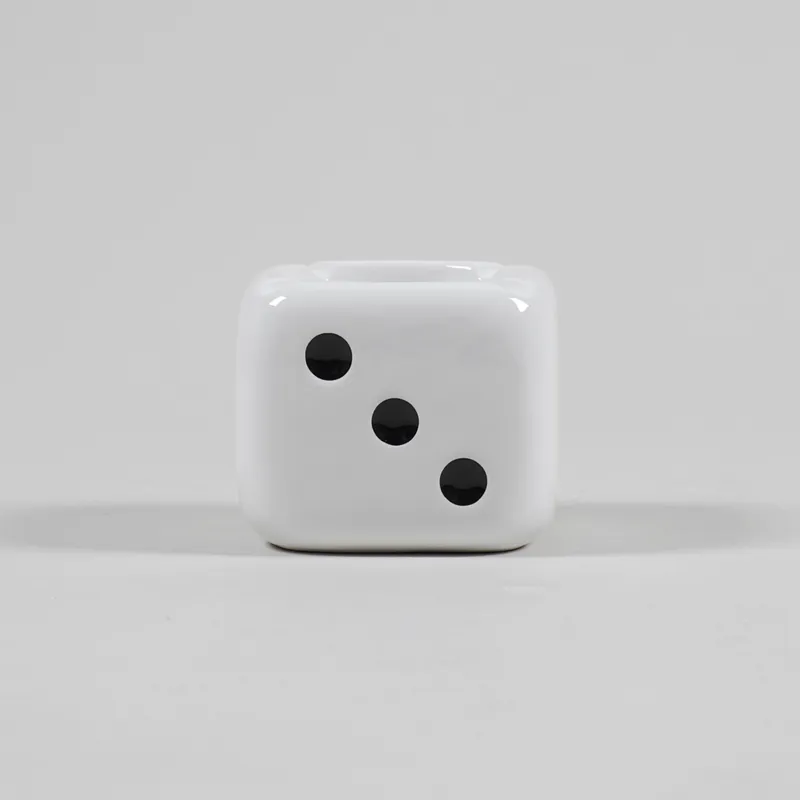 stussy 花瓶 CERAMIC DICE VASE WHITE