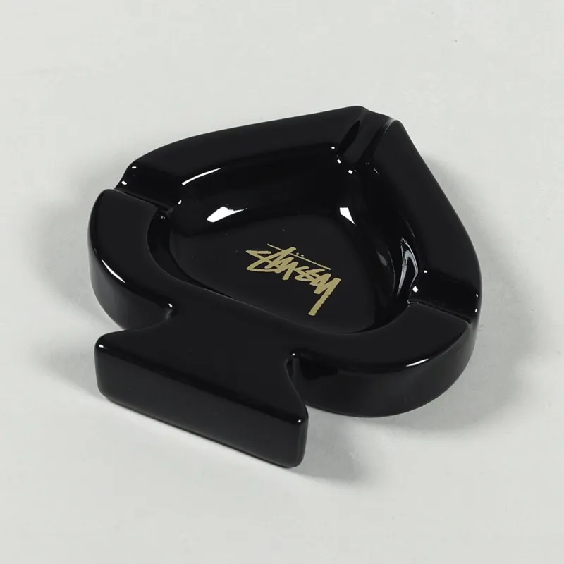Stussy Ceramic Spade Ashtray Black