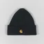Carhartt WIP Chase Beanie Black Gold