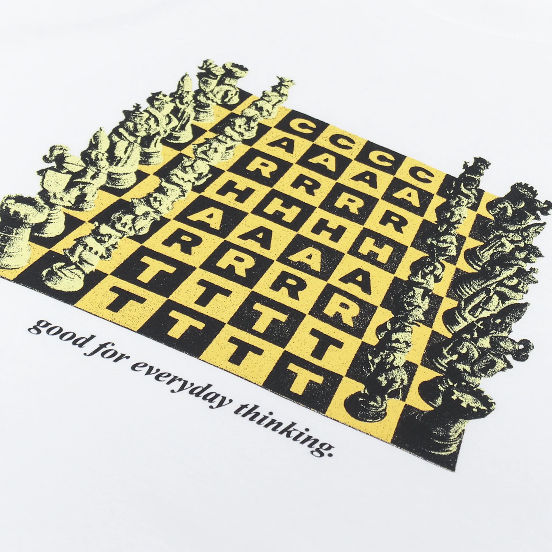 Carhartt WIP Mens Short Sleeve Chessboard Logo T Shirt White