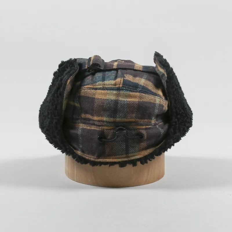 Dickies Check King Cove Cap Gingerbread-3