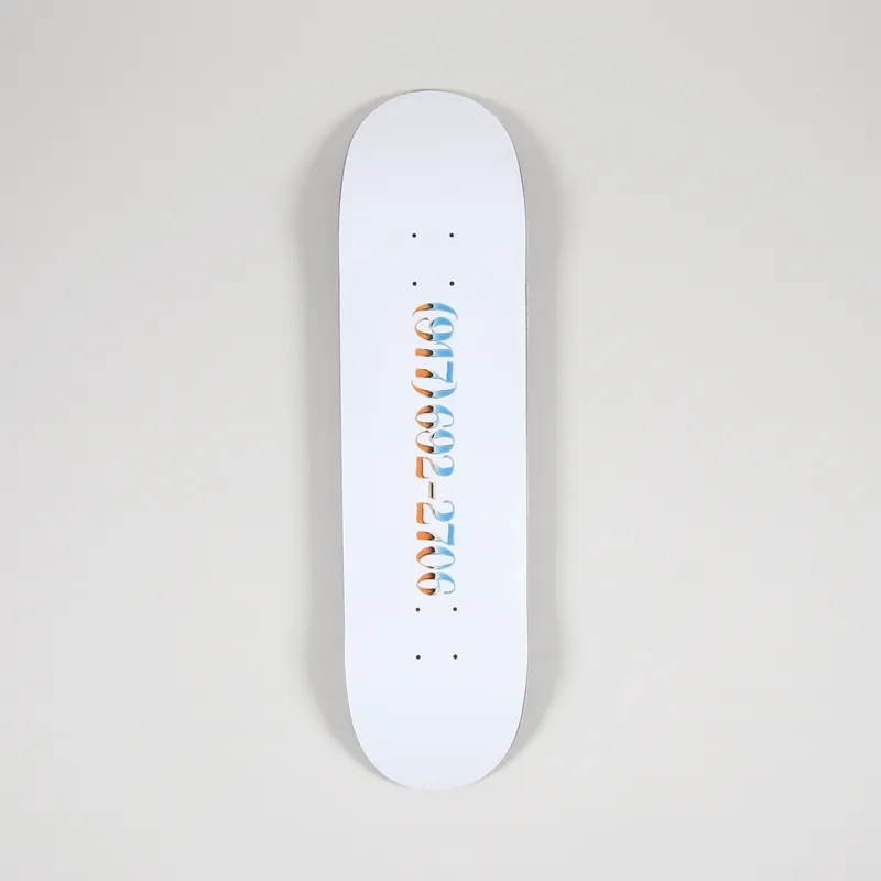 Call Me 917 Chrome Dialtone Slick Bottom Deck White 8.25 Inch 