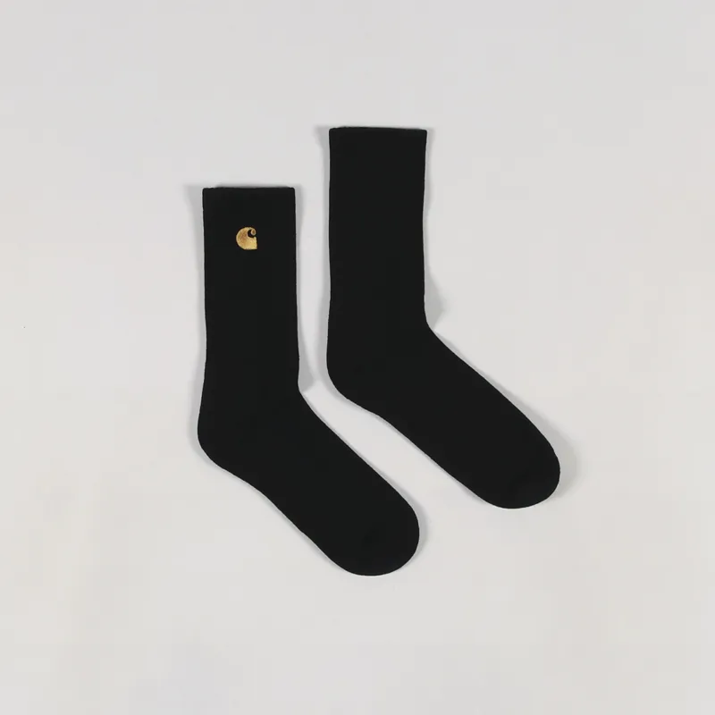 Carhartt WIP Chase Socks Black Gold