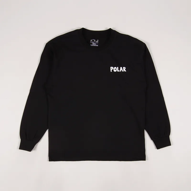 Polar Skate Co. Circle of Life Long Sleeve T Shirt Black-1