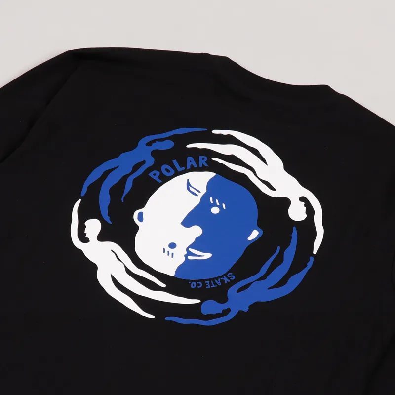 Polar Skate Co. Circle of Life Long Sleeve T Shirt Black-2
