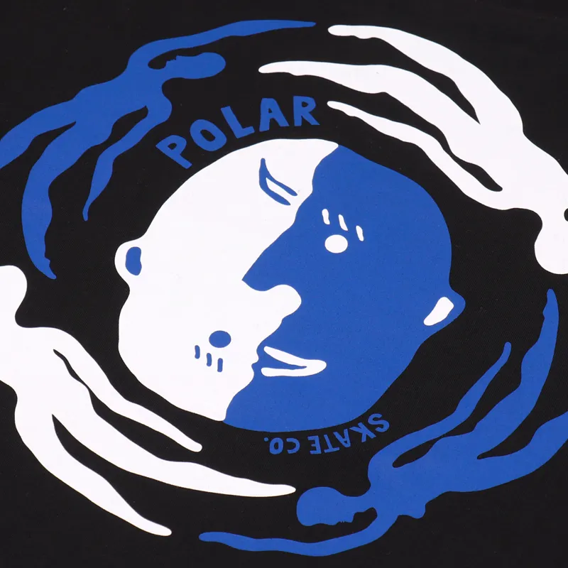 Polar Skate Co. Circle of Life Long Sleeve T Shirt Black-4
