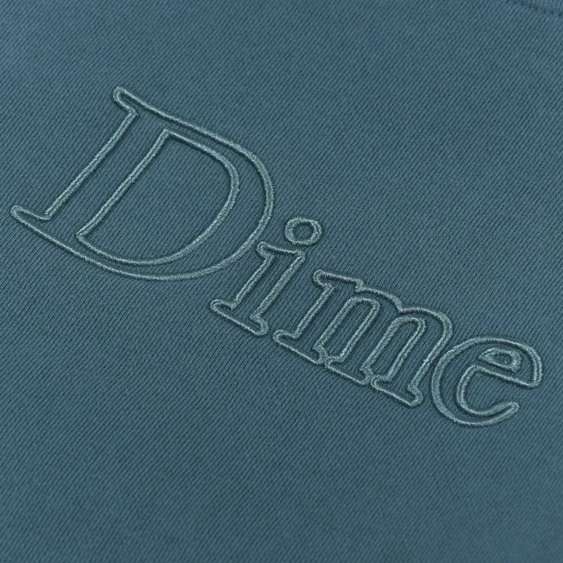 DIME SMALL LOGO SWEAT real teal スウェット Dime MTL Mens Little Logo Crew Neck Sweatshirt Real Teal