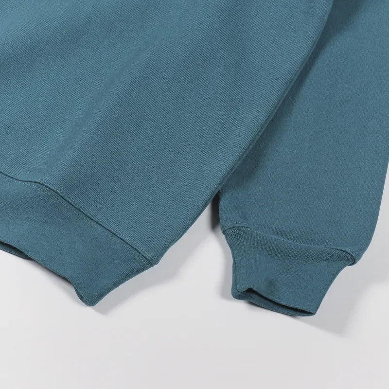 DIME SMALL LOGO SWEAT real teal スウェット DIME mtl Classic Small Logo Crewneck SEAWEED |