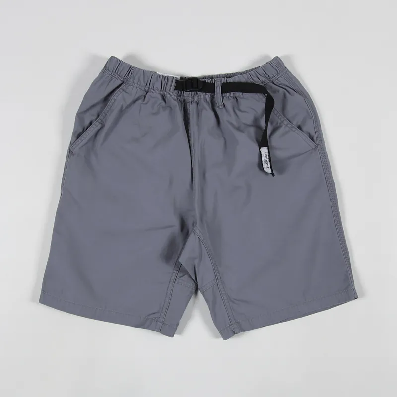 Carhartt WIP Mens Climbing Clover Shorts Shiver Grey