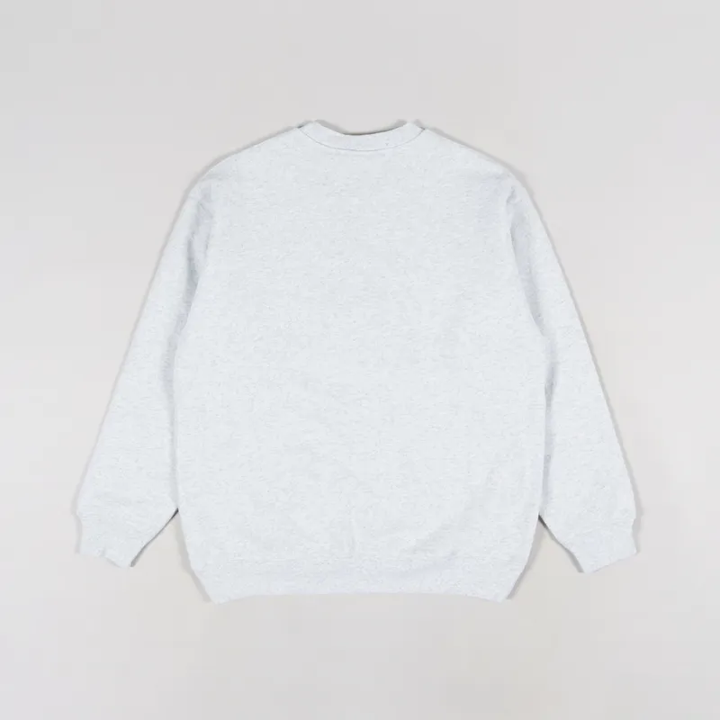 Dime MTL Mens Classic Allergies Crew Neck Sweatshirt Ash Grey