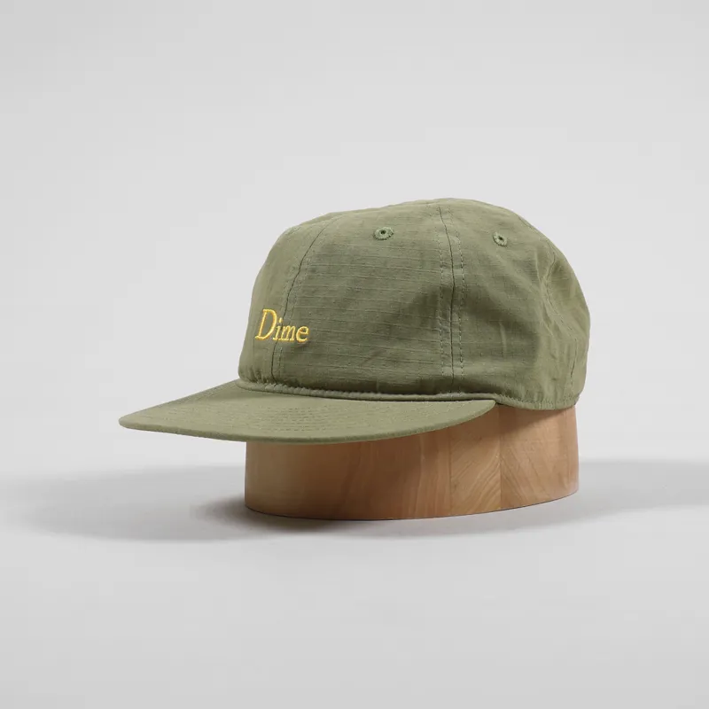 Dime MTL Mens Skateboarding Classic Logo Hat Military Green Cap