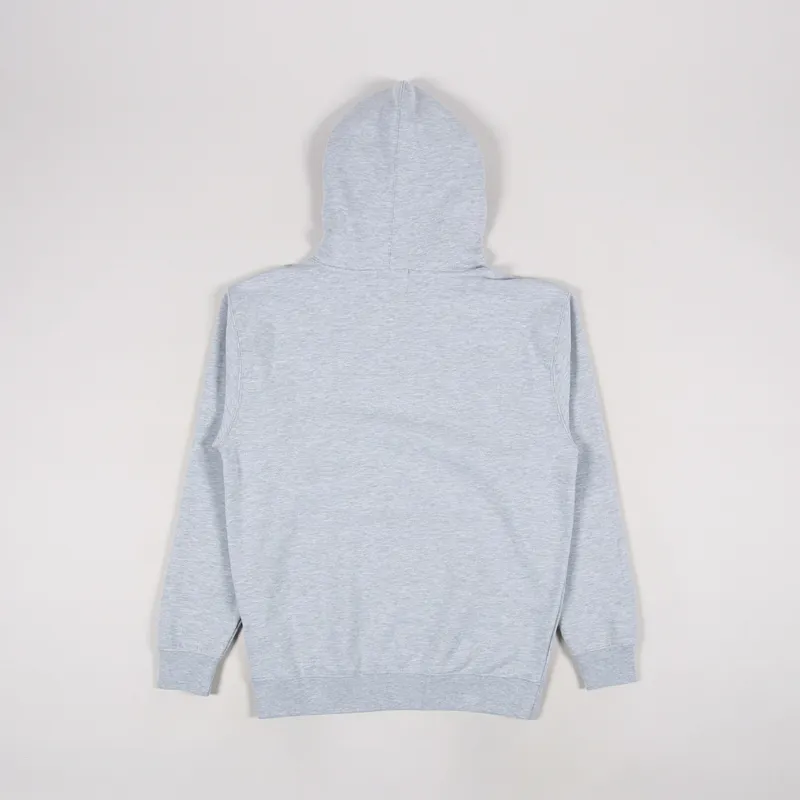 Butter Goods Classic Logo Pullover Hoodie Heather Grey-1