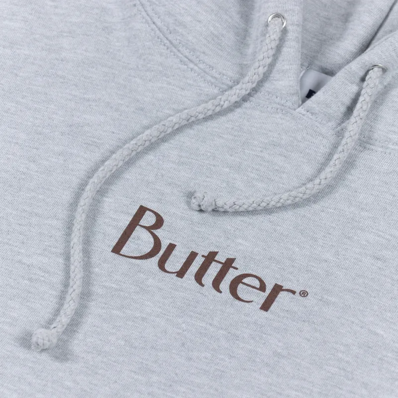 Butter Goods Classic Logo Pullover Hoodie Heather Grey-4