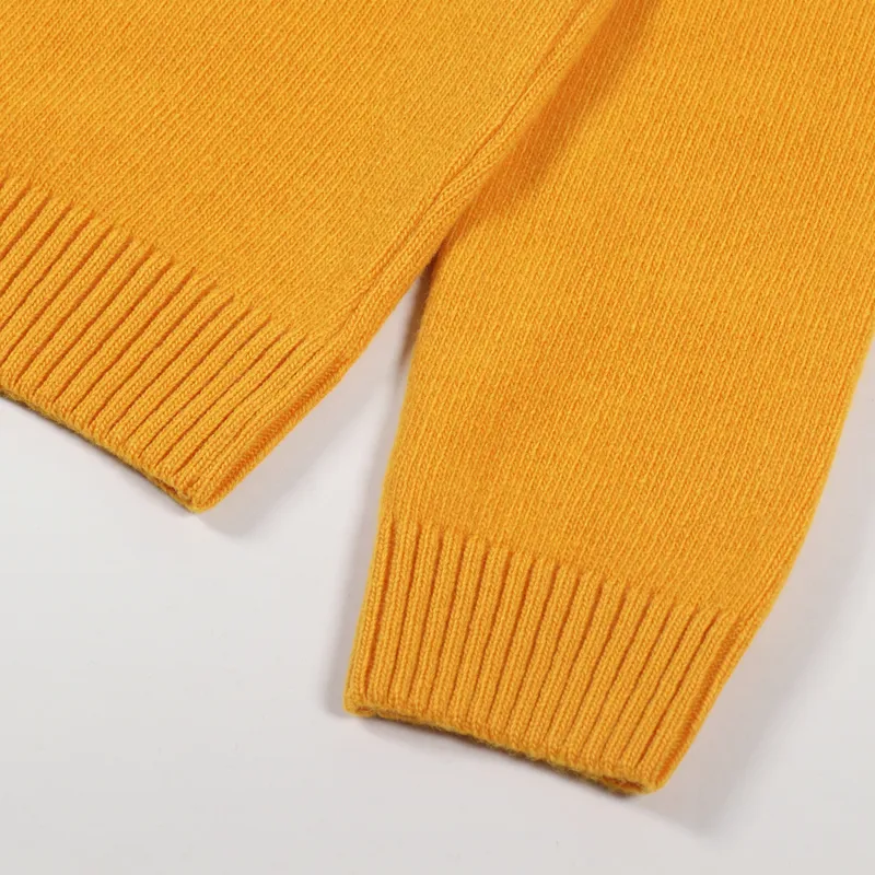 Colorful Standard Classic Merino Wool Crew Burned Yellow-3