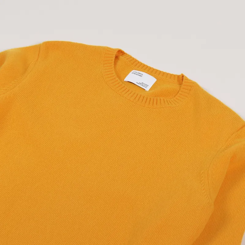 Colorful Standard Classic Merino Wool Crew Burned Yellow-4