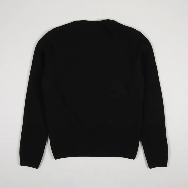 Colorful Standard Classic Merino Wool Crew Deep Black-1