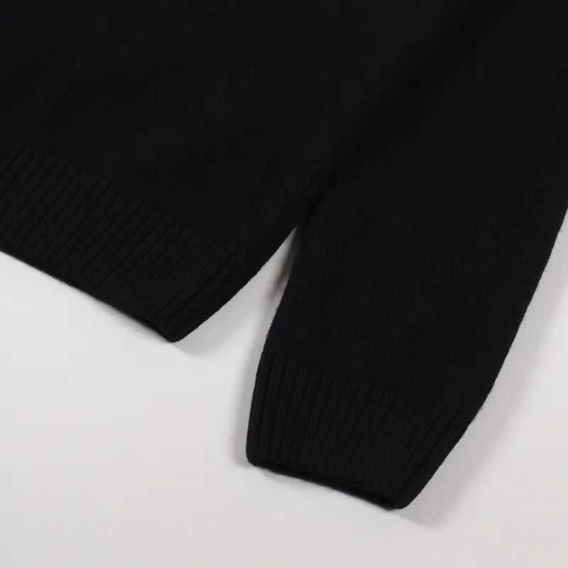 Colorful Standard Classic Merino Wool Crew Deep Black-3