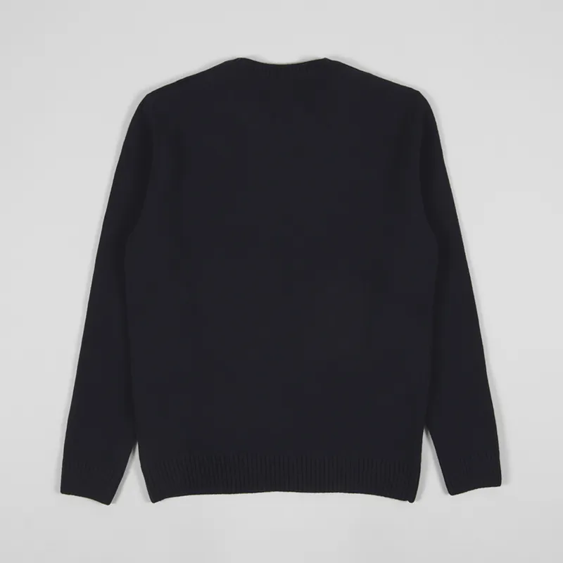 Colorful Standard Classic Merino Wool Crew Navy Blue-1