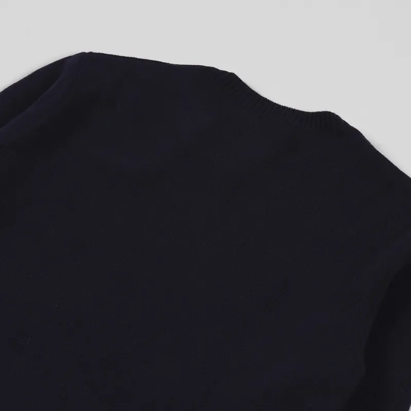 Colorful Standard Classic Merino Wool Crew Navy Blue-3