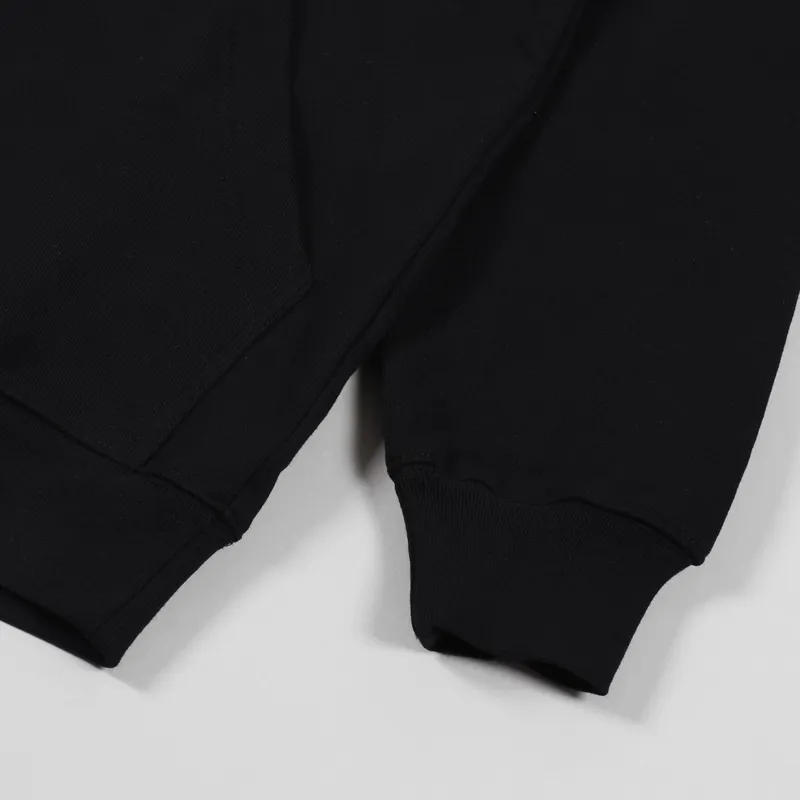 Dime Classic Small Logo Hoodie Black-3