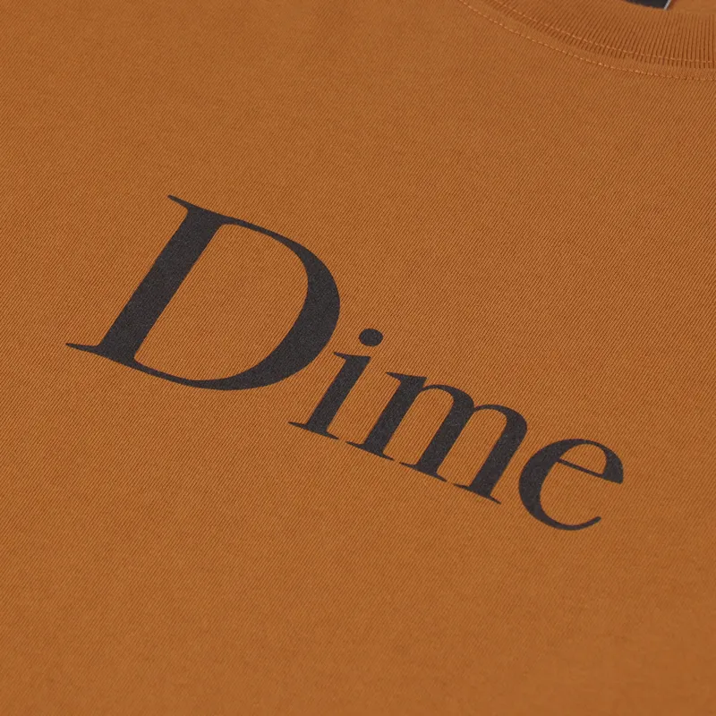 Dime Classic T Shirt Coffee-2