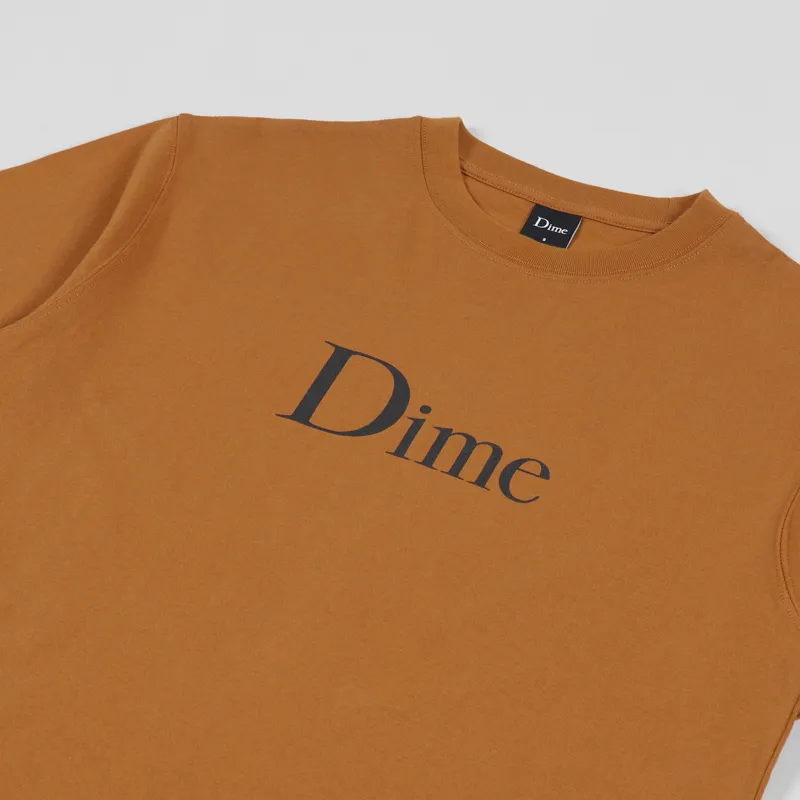 Dime Classic T Shirt Coffee-1
