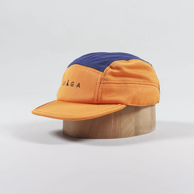 Vaga Running Hat Logo Club Cap Vintage Orange Blue Sportswear
