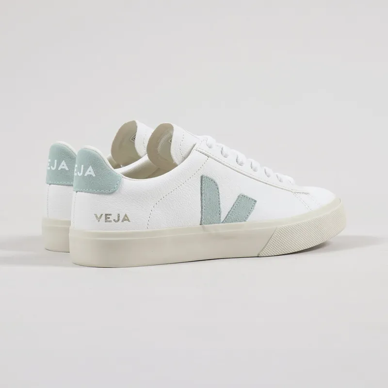 Veja Womens Campo Chromefree Shoes Extra White Matcha-2